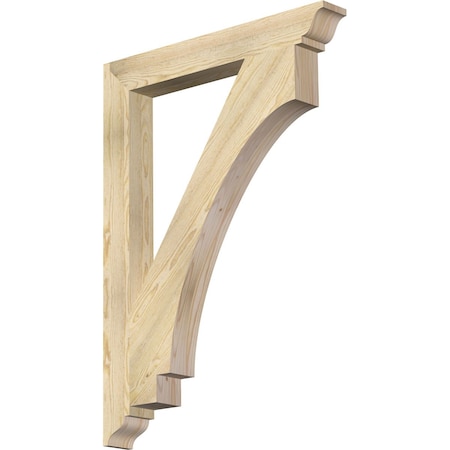 Ekena Millwork Imperial Traditional Rough Sawn Bracket, Douglas Fir, 4"W x 32"D x 44"H BKT04X32X44IMP01RDF